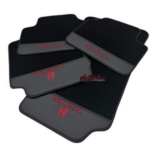 TAPPETI PER ALFA ROMEO GIULIA  IN PELLE E VELLUTO PERSONALIZZABILI