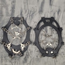 Ice Crampons Micro Spikes Ice Cleats for Boots Anti Slip Ice Grip Spikes Size