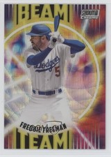 2022 Topps Stadium Club Chrome Beam Team Wave Refractor Freddie Freeman 06bg