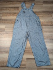 Vintage Osh Kosh B'Gosh Overalls Union Made Sanforized Hickory StripeVestbak USA