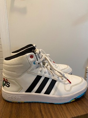 Adidas x pokemon Neo Hoops 2.0 Sneaker Shoes White EG1989 Mid Top Perforated 6M