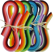 Multi-Color Quilling Strips Set 720 Strips 36 Colors 54Cm Length/Strip Paper Wid
