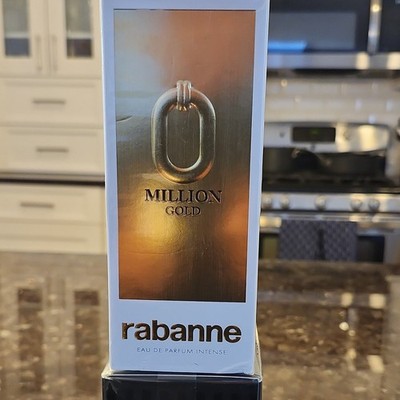 Paco Rabanne 1 One Million Gold EDP Intense 3.4 oz 100 ml Unbox See Picture