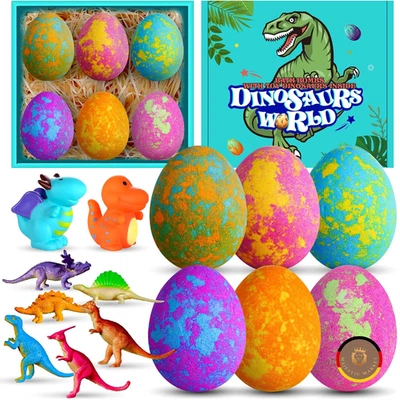 Aofmee Badebomben, 8 pcs Badebomben Kinder, Badekugeln Kinder mit überraschung,