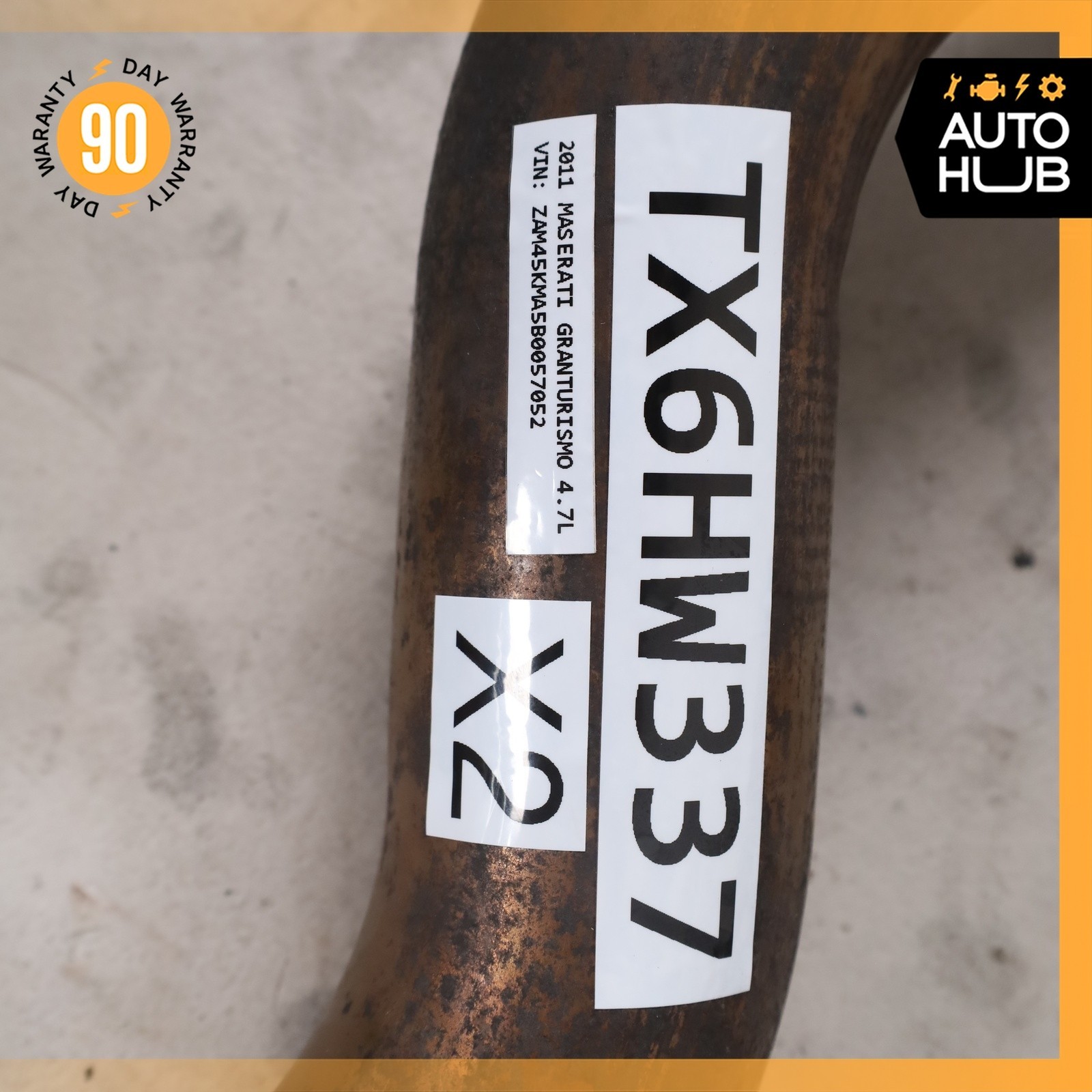 Maserati GranTurismo 2004-2019 FRONT+RIGHT Downpipe P/N 225503