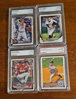 4 CARD BASEBALL GEM MINT 💎 10 LOT  MIKE TROUT PAUL SKENES ANDREW ABBOTT & MORE