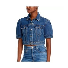 VERONICA BEARD RAINA SHORT SLEEVE DENIM JACKET, SIZE XS