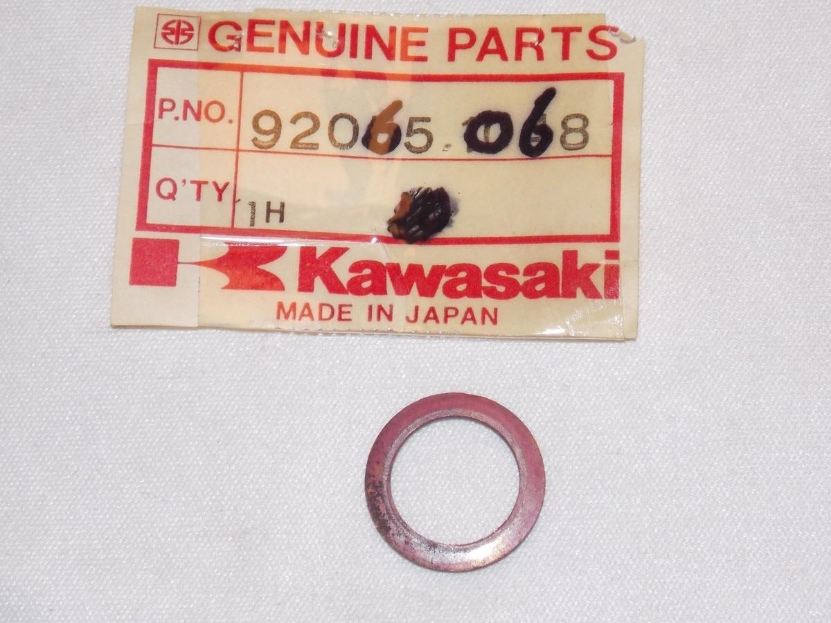 NOS KAWASAKI 1970-1979 CYLINDER HEAD PLUG GASKET KE125 KX400 F5-9