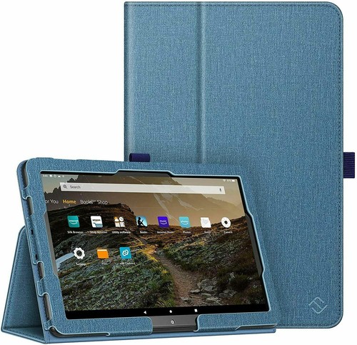 Case for Amazon Fire HD 10 (13th/11th Gen, 2023/2021) Slim Fit Folio Stand Cover - Picture 24 of 37