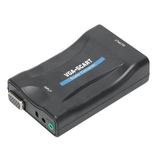 (nero) Computer convertitore video da VGA a SCART fornisce convertitore da VGA a SCART - Foto 2 di 24