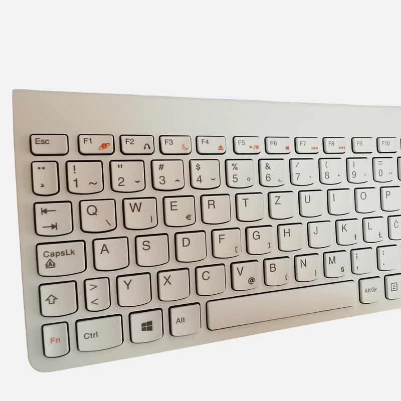 Lenovo SK-8861 white wireless keyboard Serbia layout - Image 4 of 4