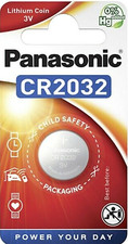 1x Panasonic Lithium 3V Cell 1x1 Blister CR2032 IEC C Coin Cell CR-2032EL/1B
