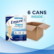 Ensure Original Nutriotion Polvo Vainilla 14,1 oz (400 g) Caduca 11/2026 Paquete de 6