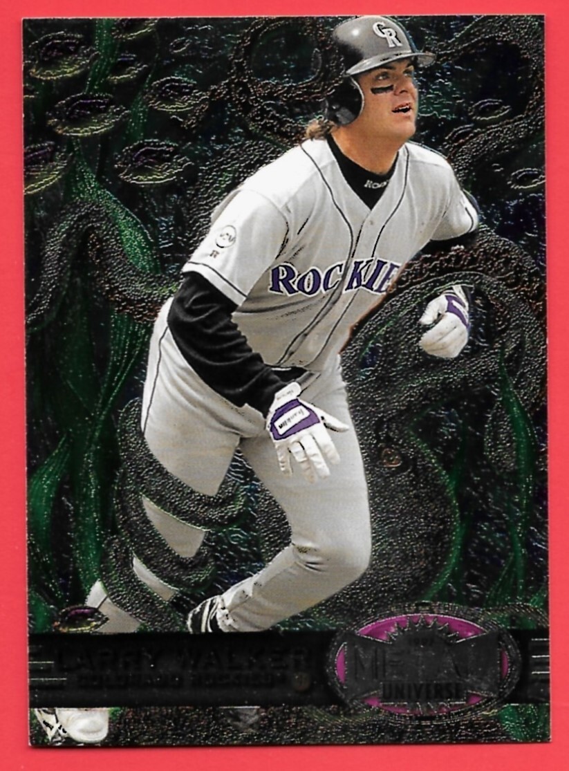 1997 Metal Universe #76 Larry Walker - EXMT