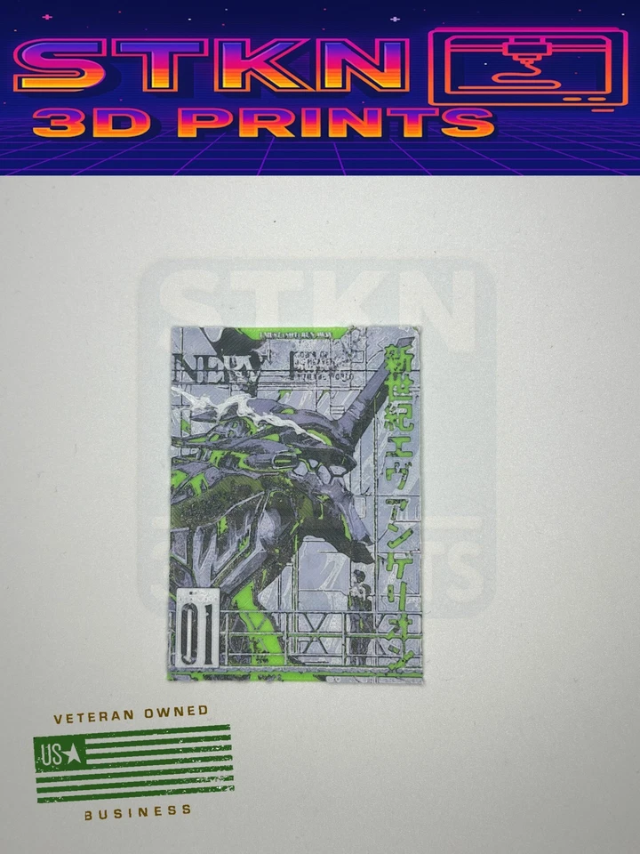 🎨 Neon Genesis Evangelion - Unit 01 - Large Decal Case Mod Magnet - Image 3 of 4