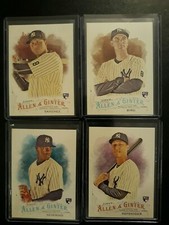 2016 ALLEN & GINTER. LOT "4" NEW YORK YANKEES ROOKIES. SANCHEZ, BIRD, SEVERINO +