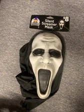 Fun World Silent Screamer Ghost Face PVC Character Costume Mask Scream Ghostface