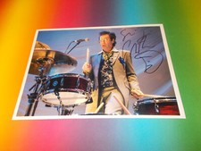 Slim Jim Phantom Stray Cats Signed Autographed 20x28 Photo In Person