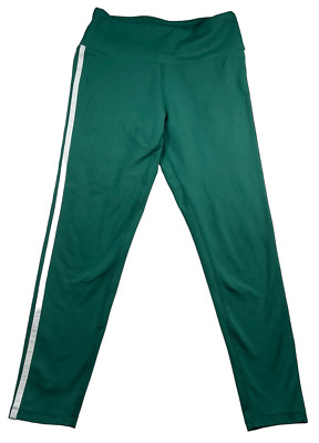 Cycle House Workout Pants Womens size Medium Green Pull On Stretch Cropped