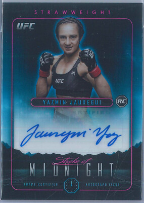 2024 Topps Midnight UFC Yazmin Jauregui Stroke of Midnight