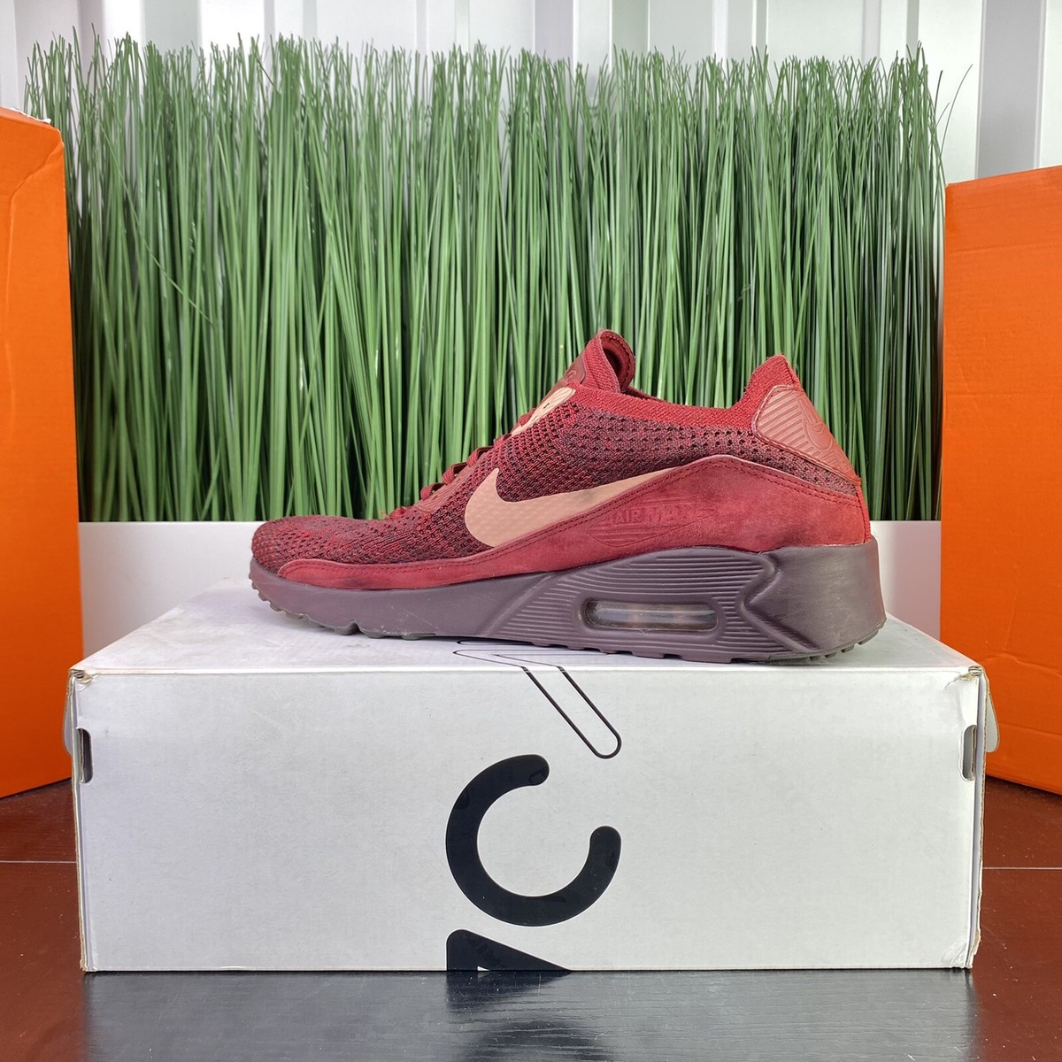 nike air max 90 flyknit red