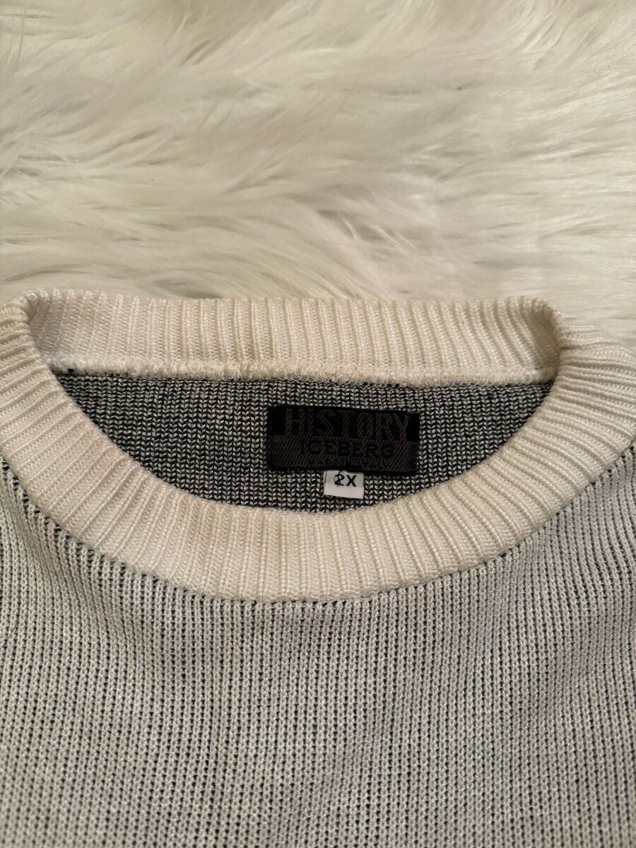 Iceberg History Bart Simpson Sweater Knit White Vtg XXL | eBay Iceberg History Bart Simpson Sweater Knit White Vtg XXL | eBay