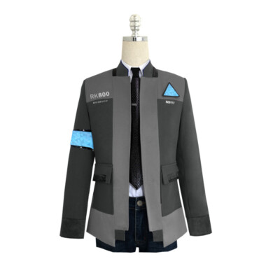 Detroit: Become Human Connor RK800 Agent Uniform Cosplay Costume Jackets 