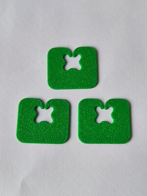 Brotbeutel Clips Etiketten Krawatten 3 Stück grün traditionell Retro Vintage Design