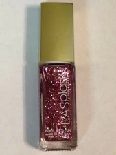 NEW LA SPLASH NAIL POLISH SPARKLING ROSE LIGHT PINK GLITTER LASPLASH 10 ML