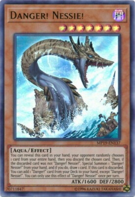 *** DANGER! NESSIE! *** ULTRA RARE MP19-EN137 YUGIOH! | eBay