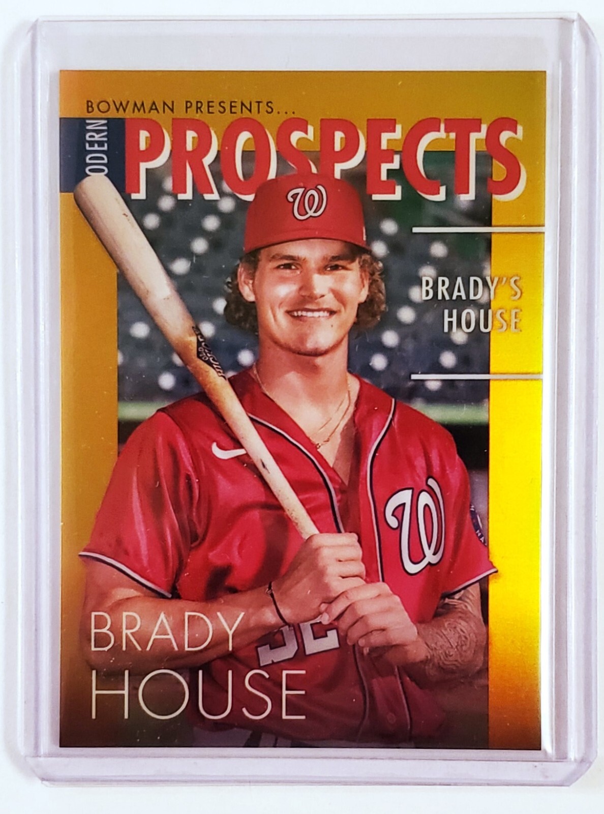 2023 Bowman Brady House Gold Refractor RC Modern Prospects #MP-1 /50