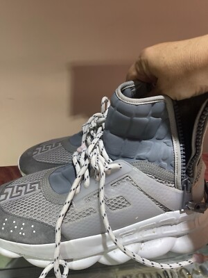 100% Authentic VERSACE CHAIN Reaction High Top SIZE 42.5  display picture 2