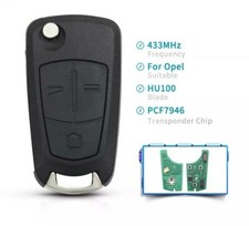 Fits Vauxhall Opel Vectra C Signum Pcf7946 433mhz Remote Car Key