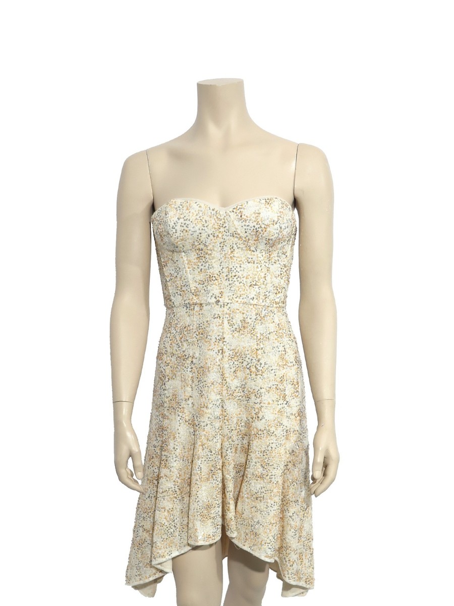 chinese dress ladies BCBGMAXAZRIA Ashby Strapless Lace-Trim Gown  Runway Catalog