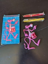 Avon vintage PINK PANTHER uchwyt na szczoteczkę ścienną 2 szczoteczki do zębów stalówka