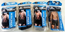 Adidas Men's Boxer Briefs 2 Pack S M L XL Black Gray Red Blue Gym Performance