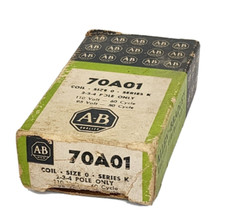 NIB ALLEN BRADLEY 70A01 COIL SIZE 0 SERIES K 