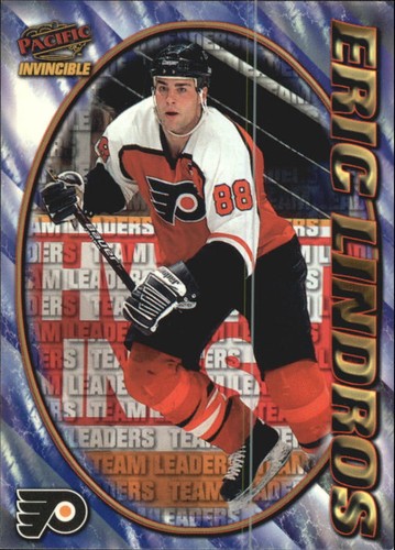 1997-98 (FLYERS) Pacific Invincible NHL Regime #219 Eric Lindros TL - Picture 1 of 2