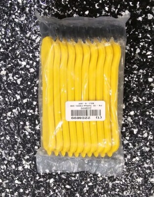 10 Klever Excel  Fastenal 7'' Yellow Hook Style Safety Cutter Box Tape KCJ-4-30Y