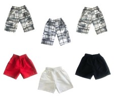 Boys Kids Multipocket Plain Swim Shorts Mesh Lined Swimming Trunks Ages 3-16