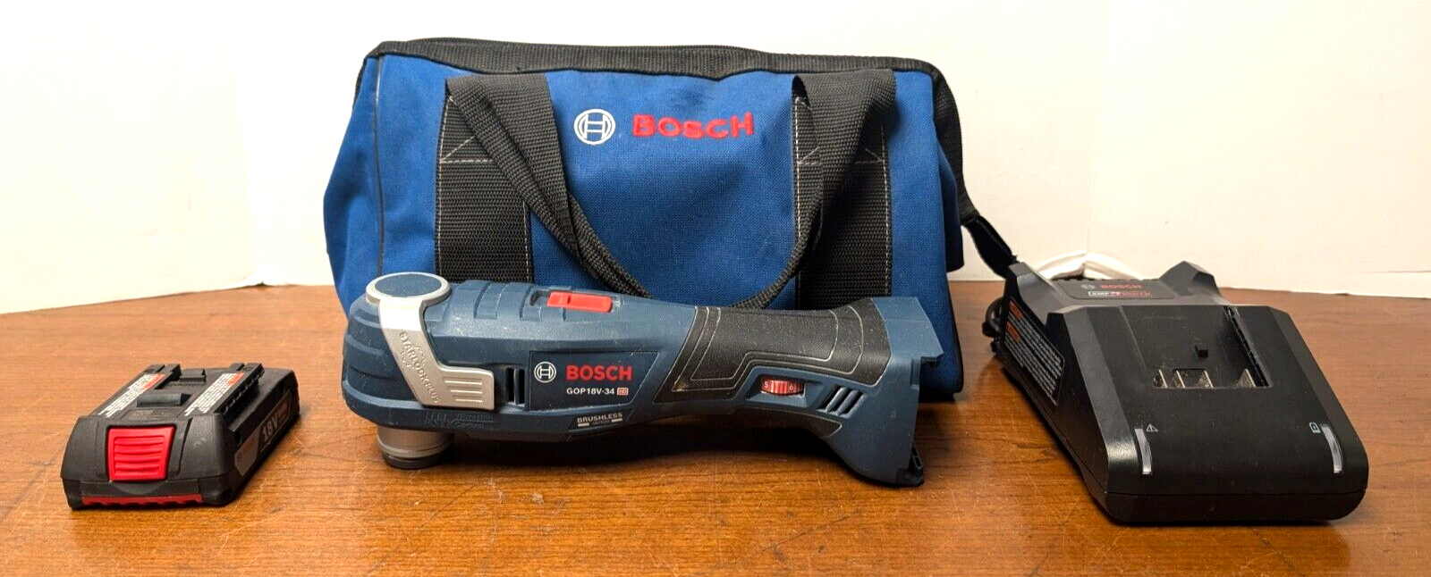Bosch GOP18V-34 Brushless StarlockPlus Oscillating Multi-Tool Kit W/ Carry Bag
