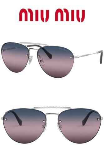 Gucci  Burgundy/Red Gradient Sunglasses With A Miu Miu Case Gucci Burgundy/Red Gradient Sunglasses With A Miu Miu Case  main image 2