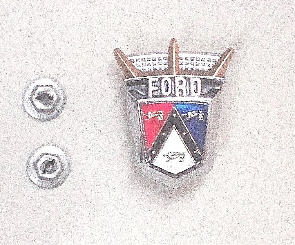 1954 1955 1956 54 55 56 FORD FAIRLANE  DOOR  QUARTER  SEAT  CREST NEW *