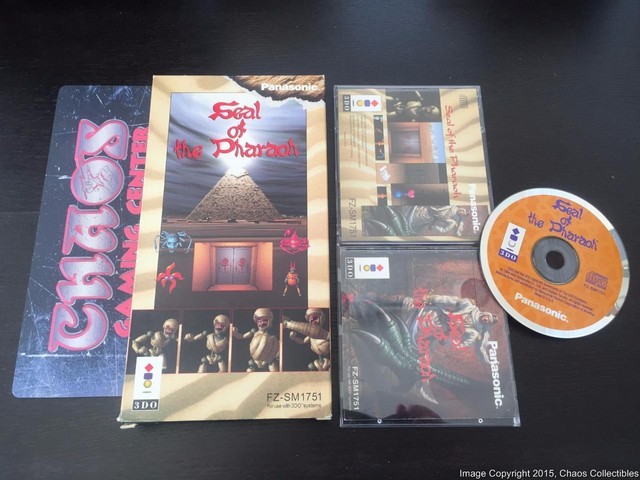 Seal of the Pharaoh (3DO, 1994) Complete CIB w Longbox RARE