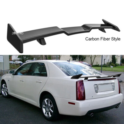 57''Carbon For Cadillac STS 2005-2011 Rear Trunk TRD Style Sport Spoiler Wing Lip