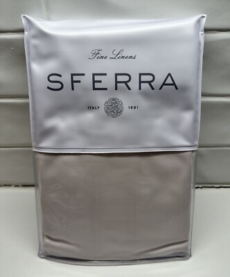 NEW Sferra Marialva Cotton Silk Continental Euro Sham 26  x 26  Ivory FREE Ship