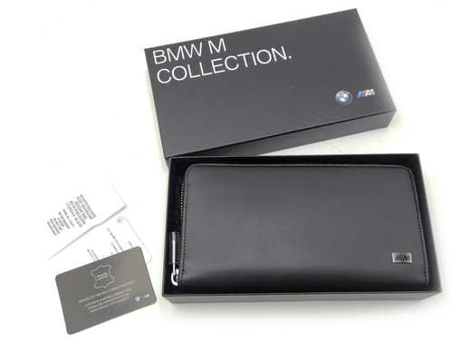 OEM BMW Genuine Black M Horizontal Leather Wallet 80212466329 - 第 2/10 張圖片
