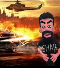 Muppet style " ACTION VILLAIN" Free Shipping  Ventriloquist Professional Puppet