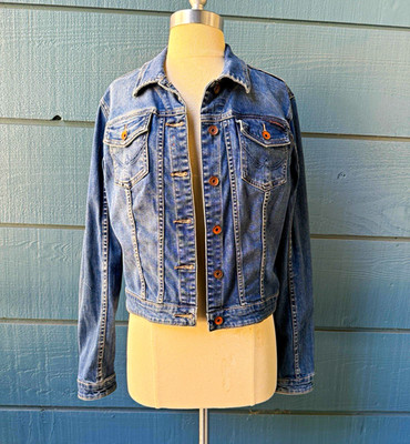 Superdry Jeans Women s premium goods denim Trucker Jacket L  