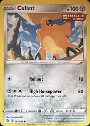 Cufant 191/264 Common Fusion Strike Pokémon TCG